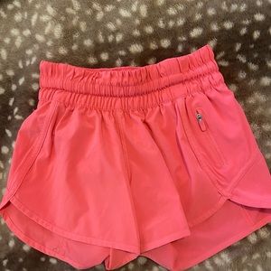 Lululemon pink shorts